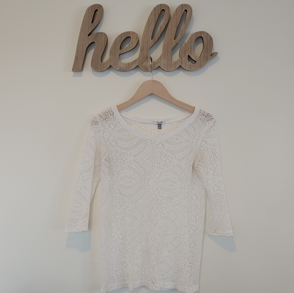 White Lace Tee (XS)